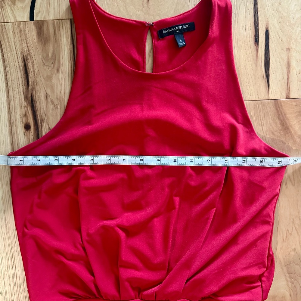 Banana Republic Red Strapless Cocktail Dress - Picture 10 of 15